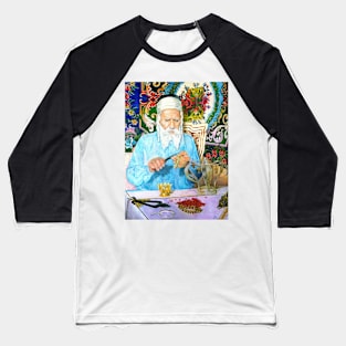 Yemenite jeweller acrylic on board Baseball T-Shirt